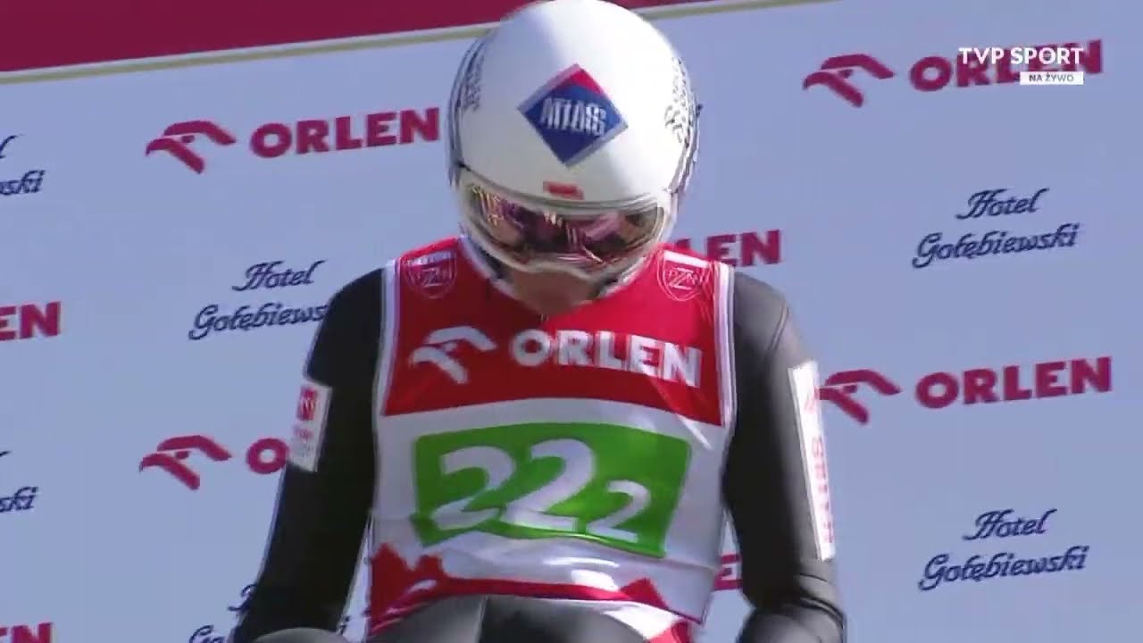 Kamil Stoch - MP 2025 - Wisła - 124 metry (upadek)