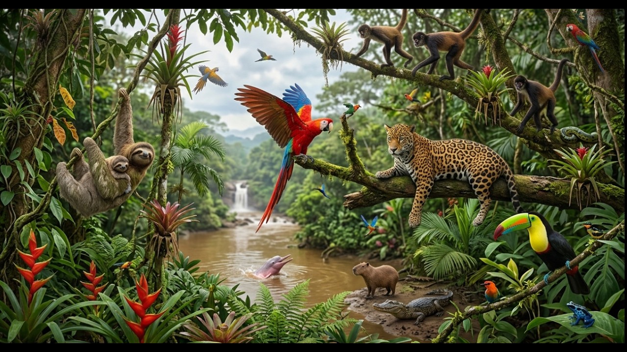 Amazon Wildlife 4K – Where the Strong Survive #wildlife