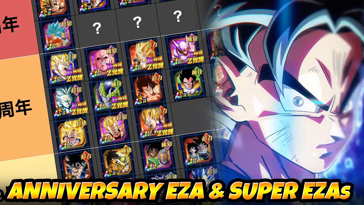 EVERY ANNIVERSARY EZA & SUPER EZA OVER THE YEARS!! 7th 8th 9th 10th 11th Anni | DBZ Dokkan Battle