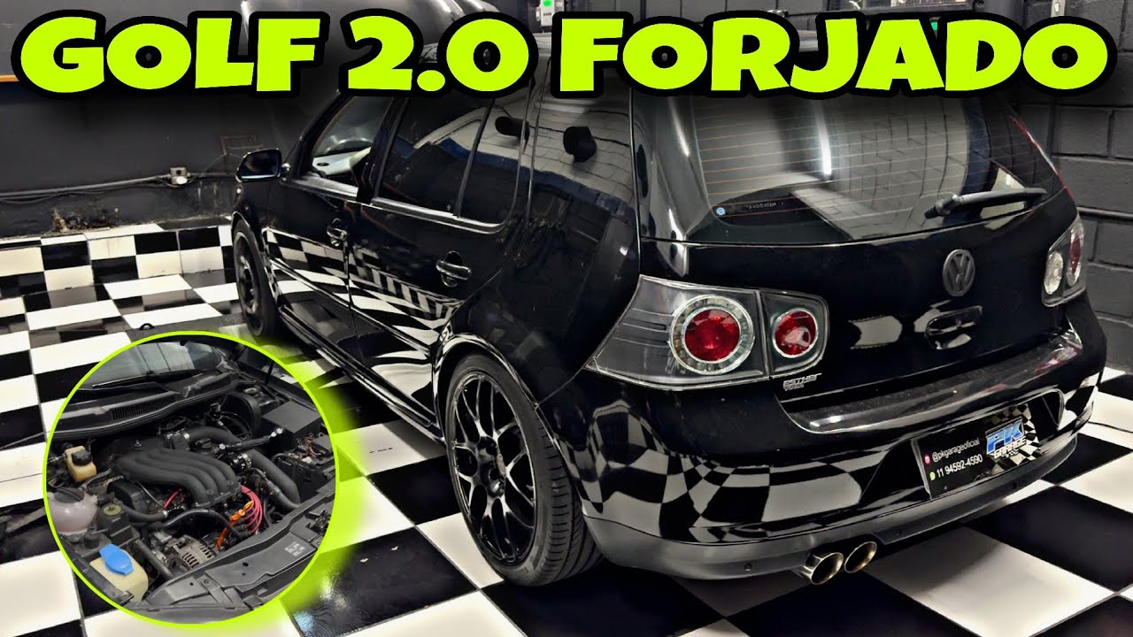 Golf 2.0 forjado e turbo não vem pressão - Racetech 