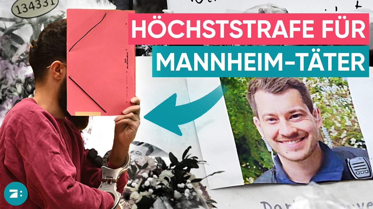 Urteil zu Polizisten-Mord in Mannheim: Lebenslange Haft f&uuml;r T&auml;ter Sulaiman A.