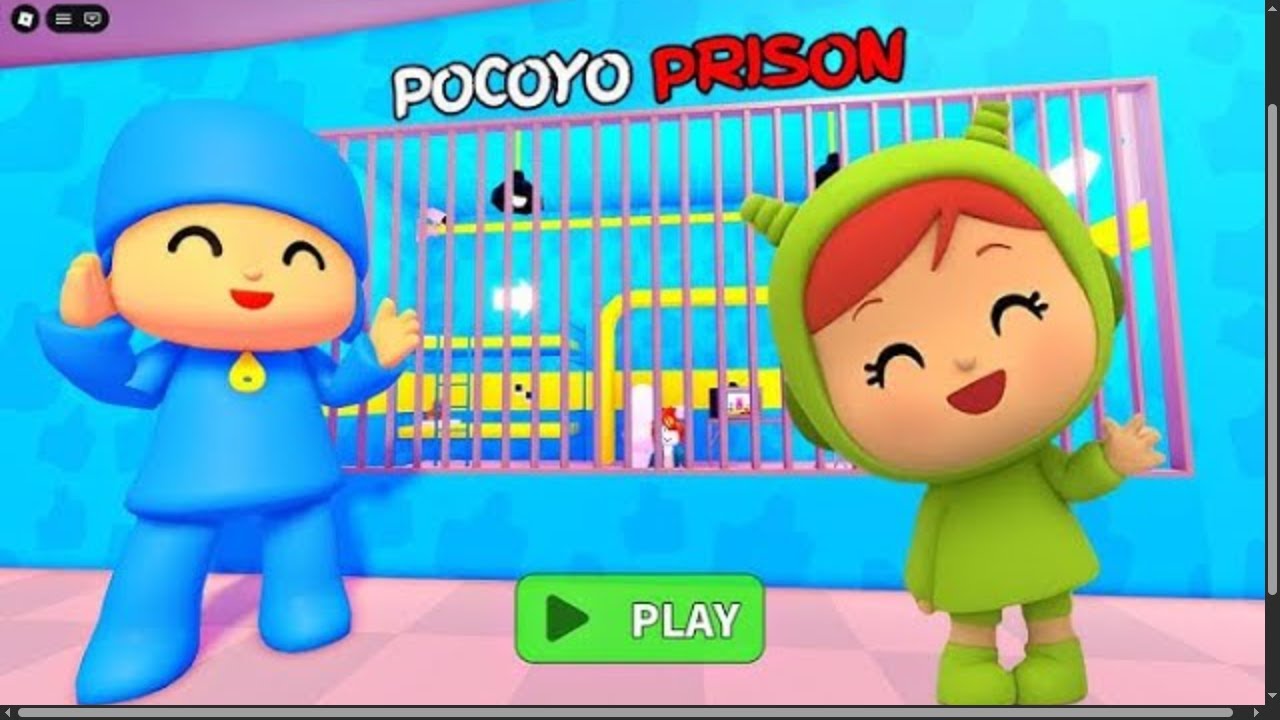 POCOYO TOYS PRISON RUN roblox!Gameplay Walkthrough 4K no death #roblox #obby