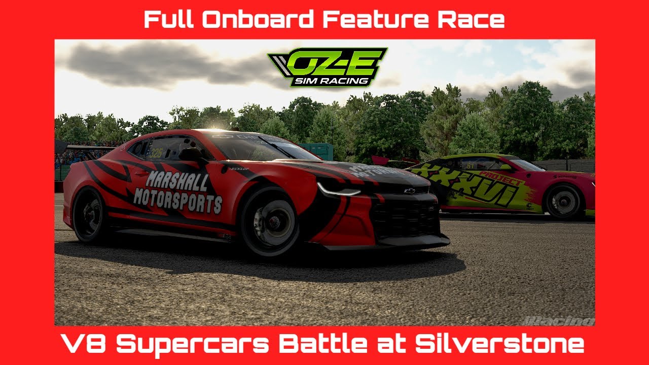 The V8 Supercars Battle at Silverstone