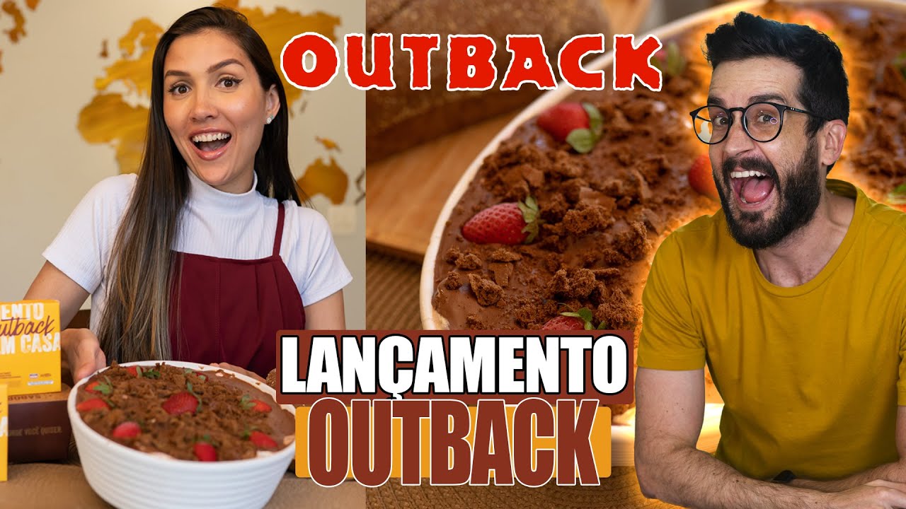 PROVANDO o LANÇAMENTO do OUTBACK | TORTA de SORVETE de BRIGADEIRO