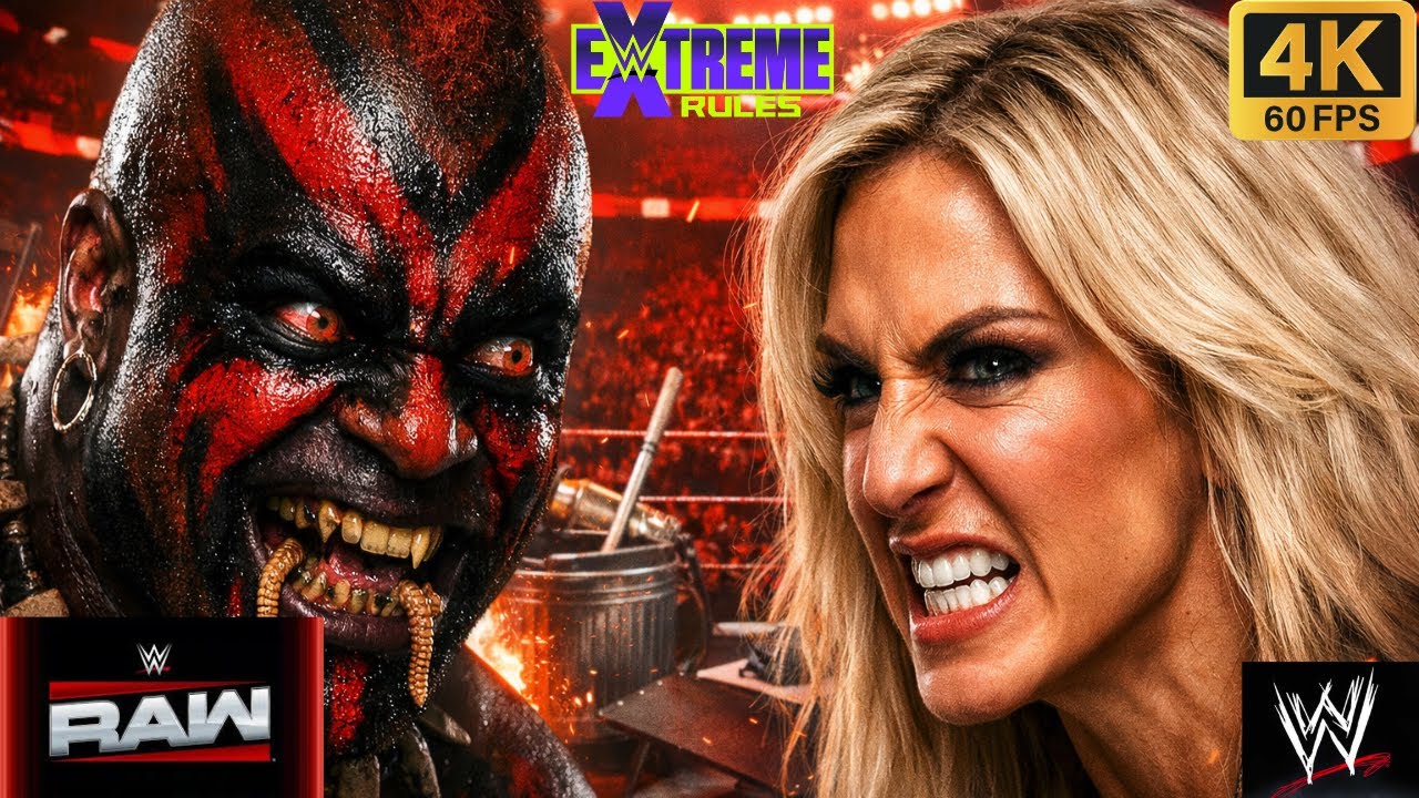 Full Match - Boogeyman Vs Charlotte Flair Extreme Rules #wwe2k25 #wwe #games #shorts #gaming #short