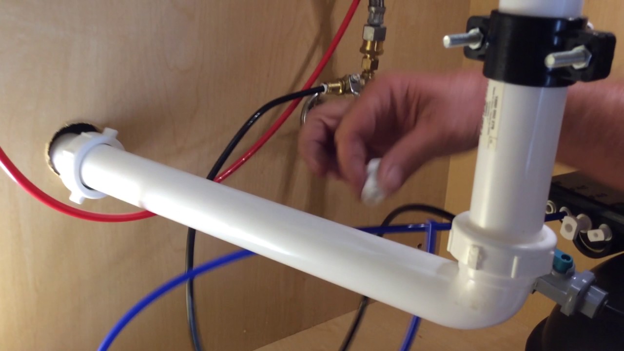 WOW Water System Installing Pre Assembled Unit Under Sink