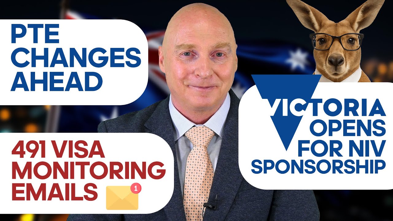 Australian Immigration News 19th July. PTE Changes ahead. 491 Monitoring Letters - how to respond