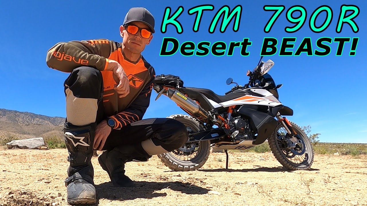 KTM 790R &mdash; настоящий зверь на бездорожье! Песчаные, каменистые пустынные трассы в Калифорнии!
