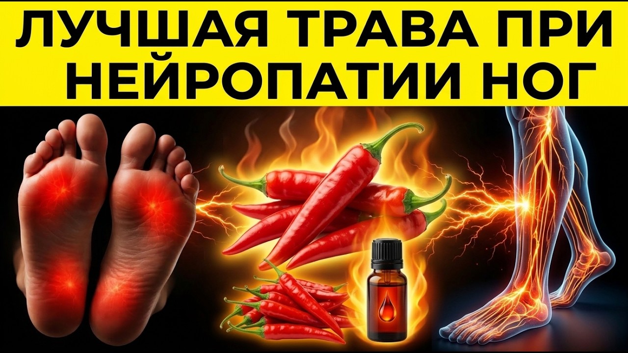 ЛУЧШИЕ ТРАВЫ, которые ПОМОГАЮТ УСТРАНИТЬ НЕЙРОПАТИЮ в ногах