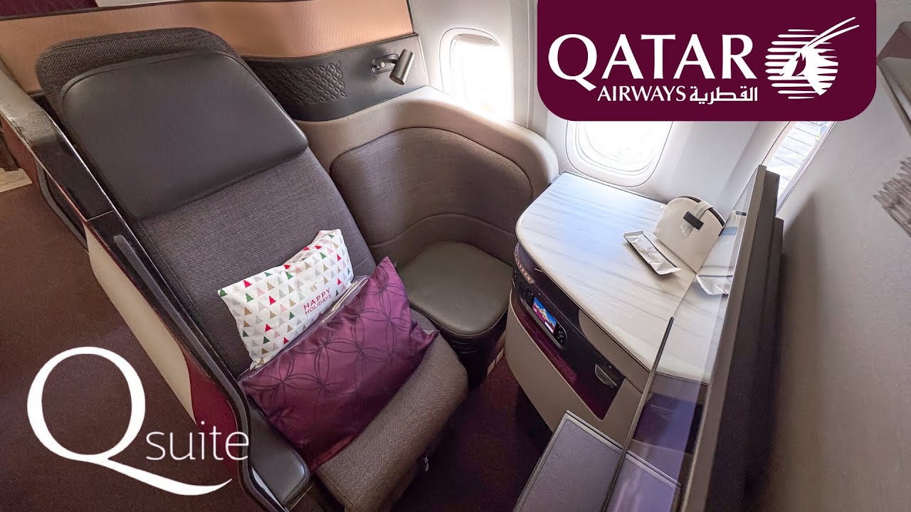 Qatar Airways 777-300ER Qsuite Business Class Doha to Washington | Aviation Geeks