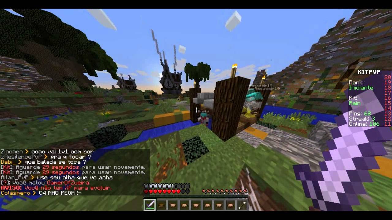 SERVER PVP LIKEKITS RAIN E FORCEFIELD KITS