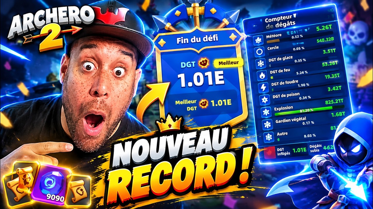 J'AI FINI LA QUETE ! NOUVEAU RECORD ! Archero 2