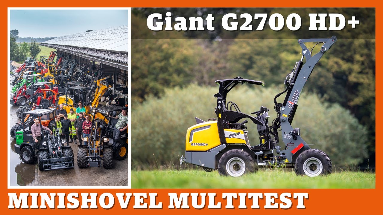 Minishovel Multitest: Giant G 2700 HD+