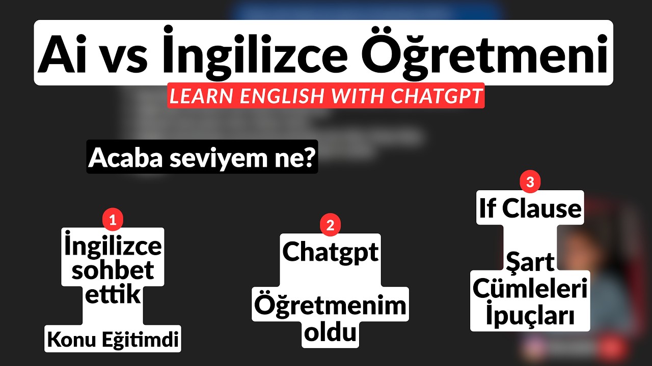 ChatGPT ile İngilizce Öğreniyorum | İngilizce Gerçek Konuşma ve Grammar