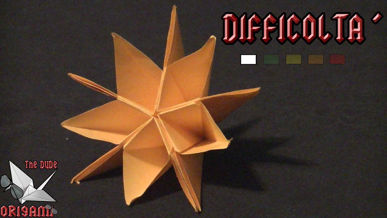 [ORIGAMI ITA] Fiore di Barbarea || Fiori/Origami Per Bambini