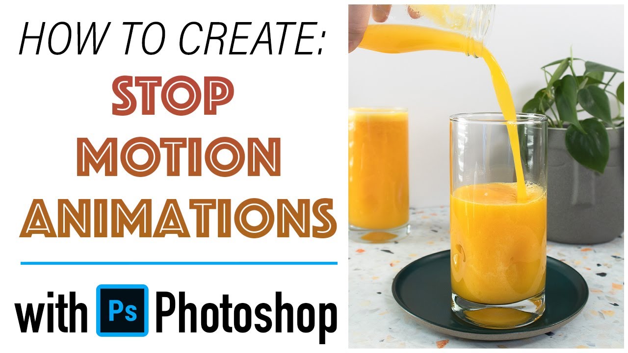 Make STOP MOTION Videos from Images Using PHOTOSHOP | FOOD PHOTOGRAPHY