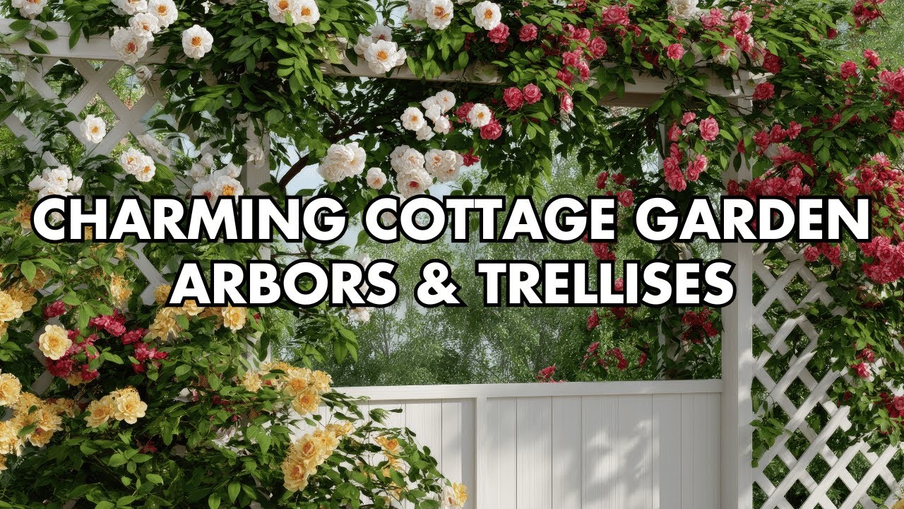 🌸 Charming Cottage Garden Arbors & Trellises | Landscaping Inspiration