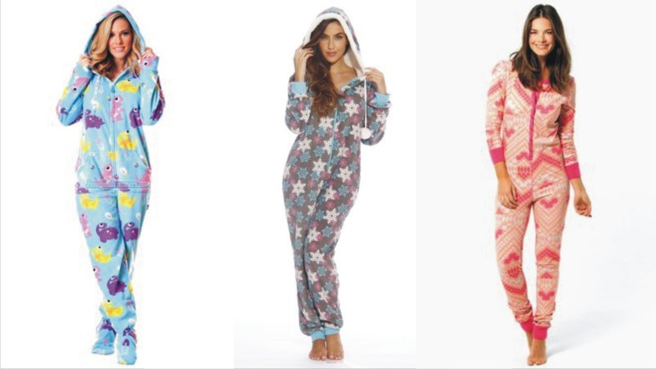 Womens One Piece Pajamas