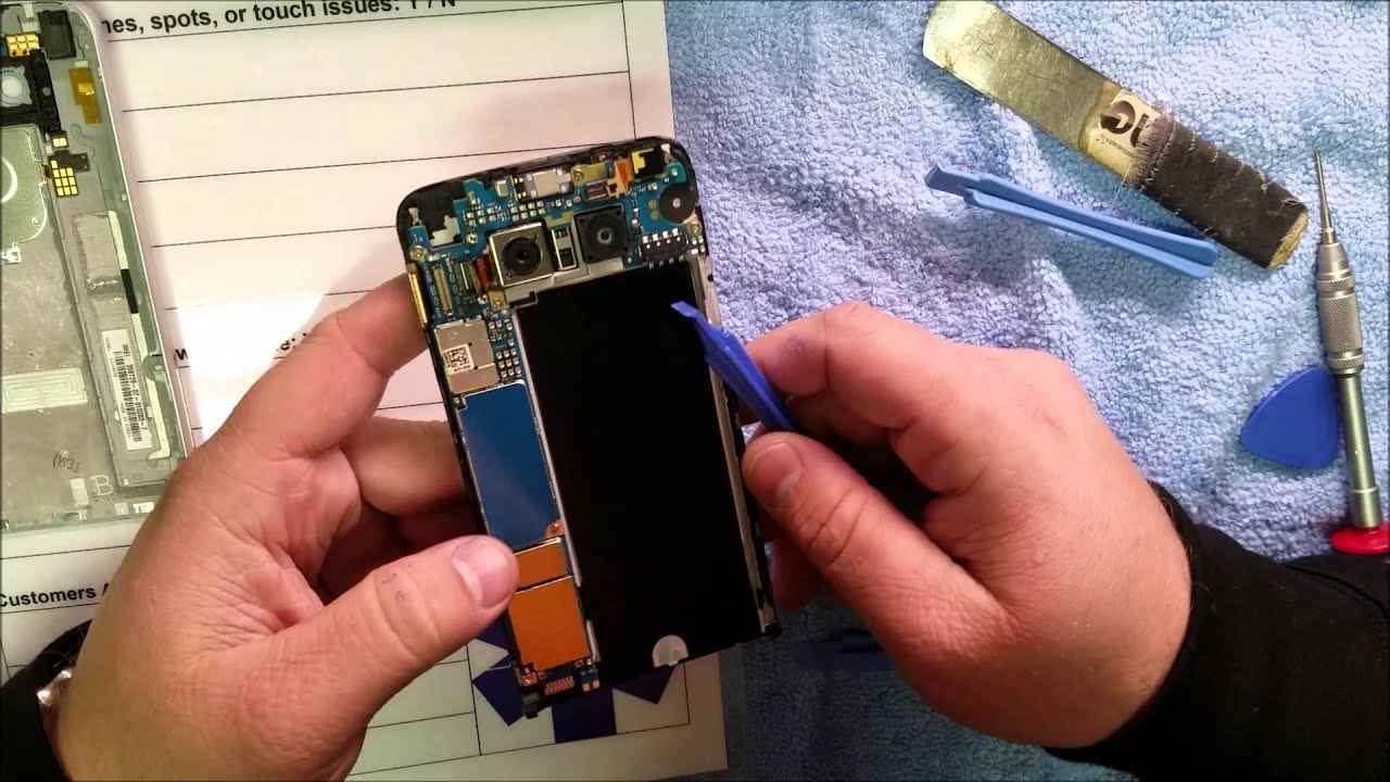 LG G5 Teardown With glass only Repair Part 1