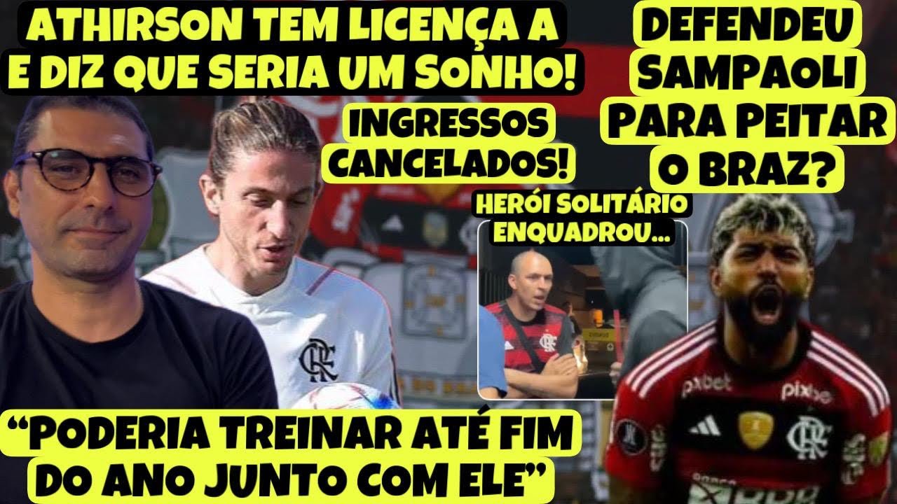 “SERIA UM SONHO”! ATHIRSON E F. LUÍS NA BEIRA DO CAMPO AGITA AS REDES! INGRESSOS SENDO CANCELADOS!