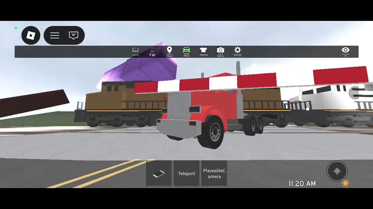 Train collide vehicle #5