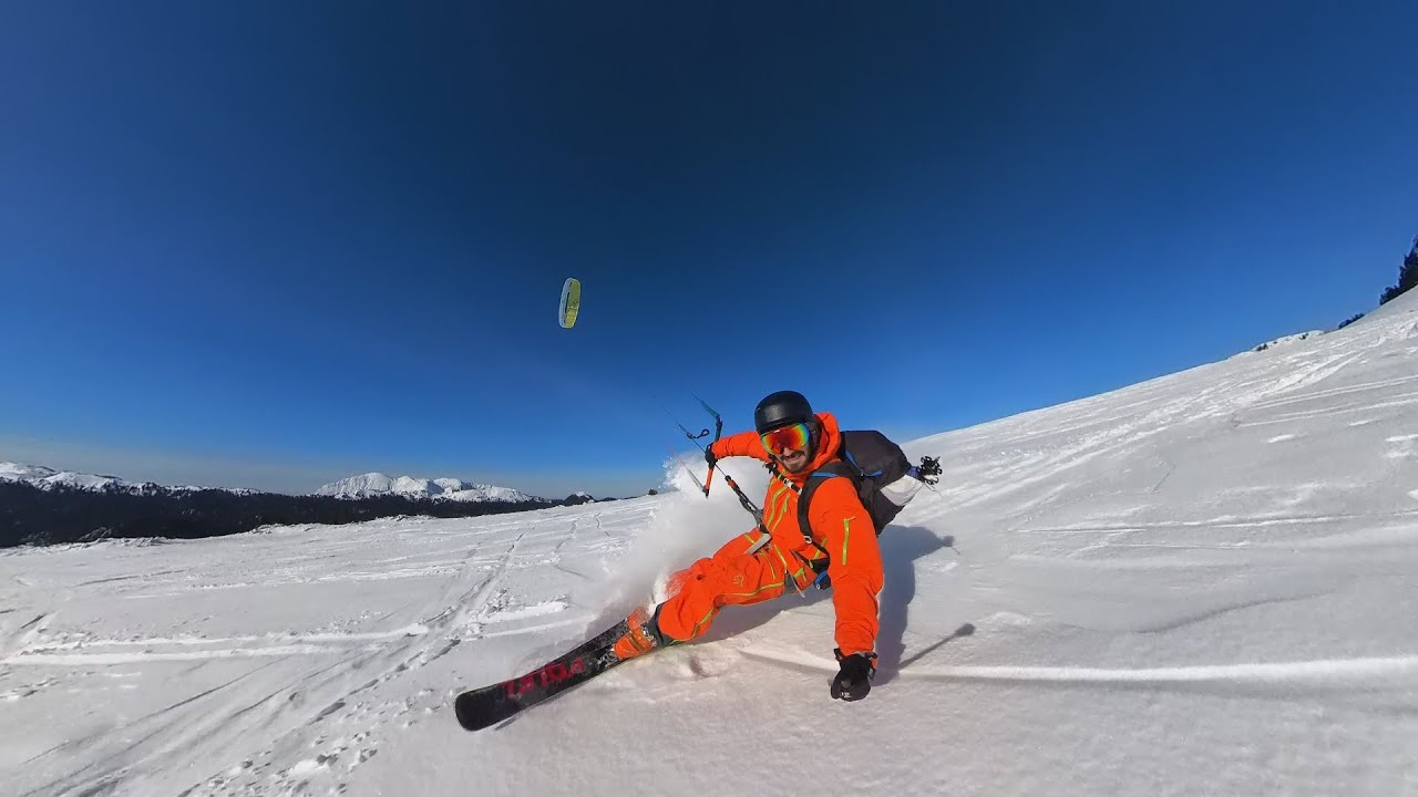 Snowkite - peak5 6m - Spot charmant som - 18.12.22