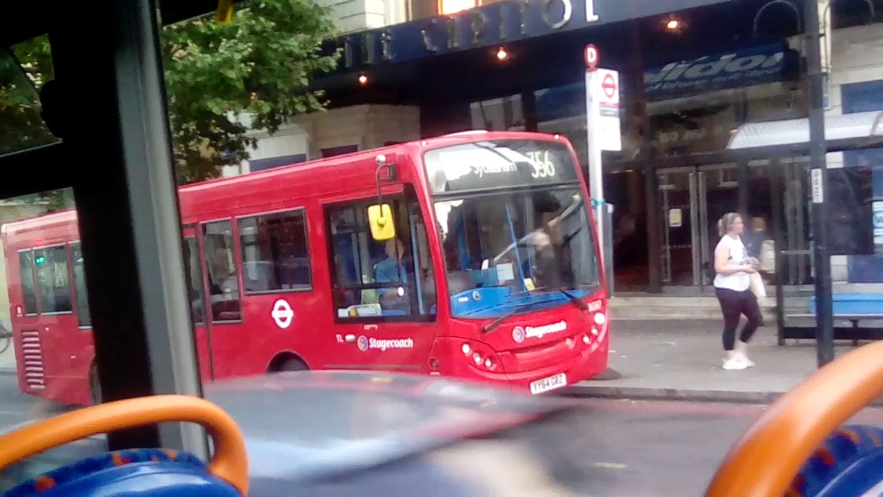Full Journey on the Bus Route 356 - Upper Sydenham - Shirley, Monks Orchard.