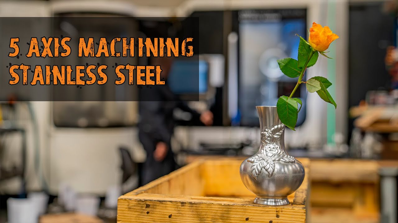 5 axis Machining Stainless Steel with Walter Tools and Mastercam | Deckel Maho DMC 60 FD DuoBlock