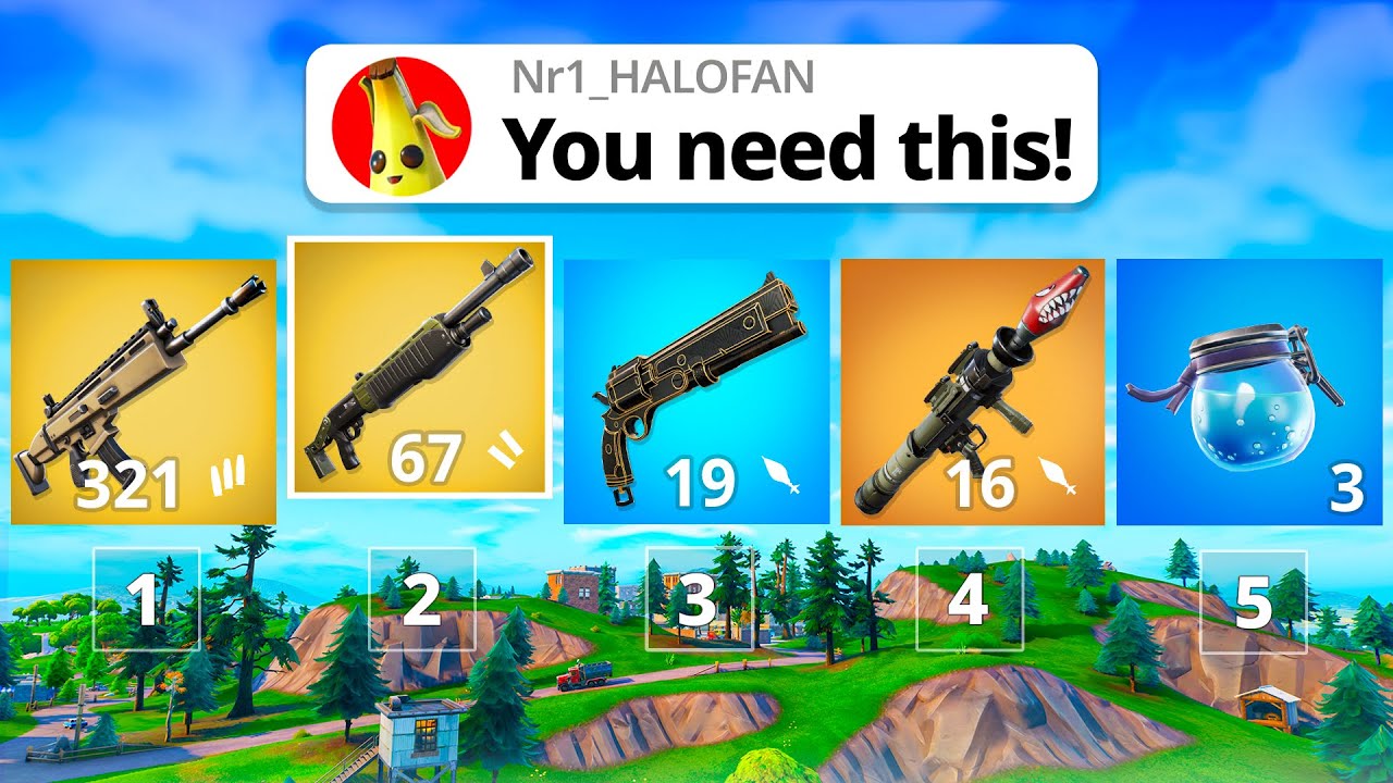 I Tested YOUR Favorite Loadouts In Fortnite!