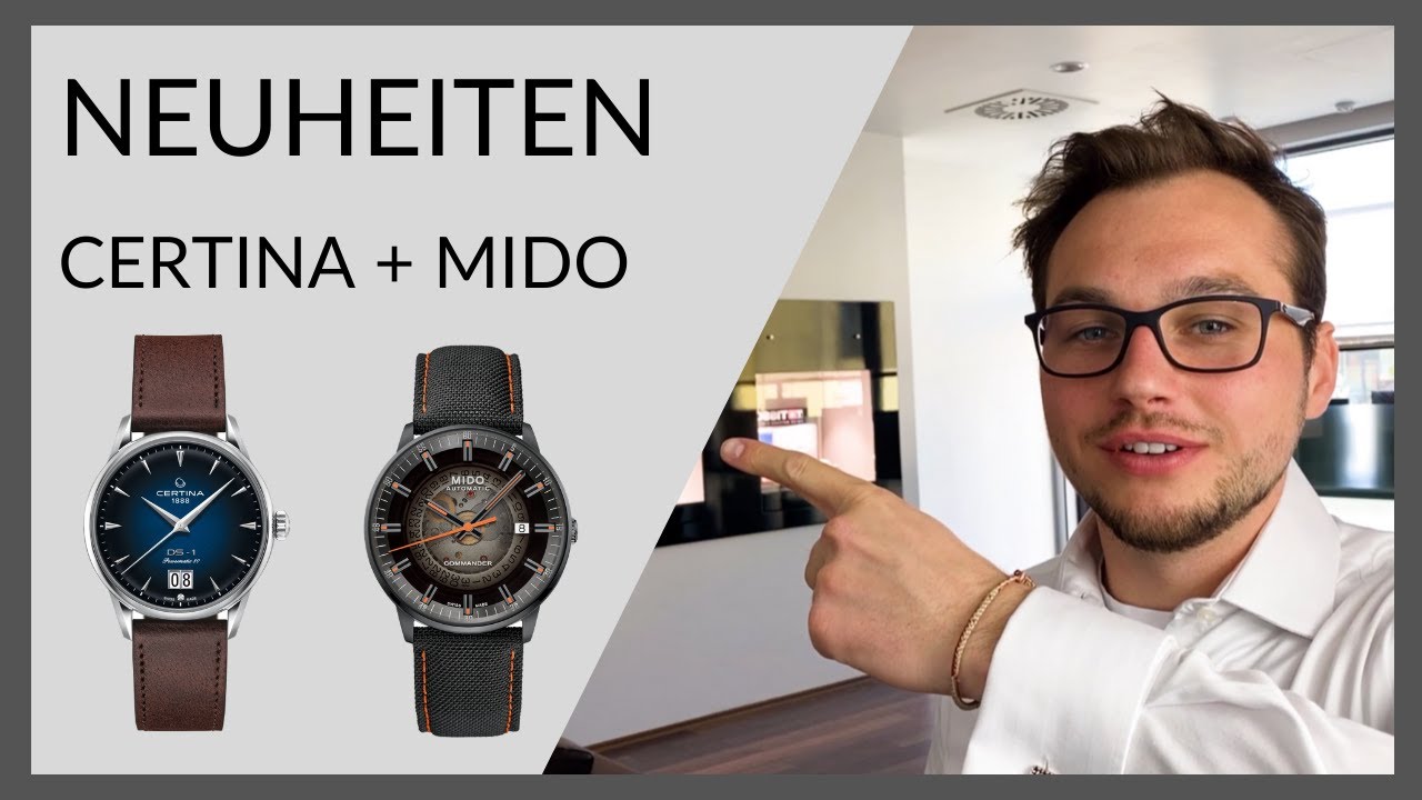 [LIVE] CERTINA & MIDO NEUVORSTELLUNGEN | DS-1 Big Date | Commander Gradient | Juwelier Altherr
