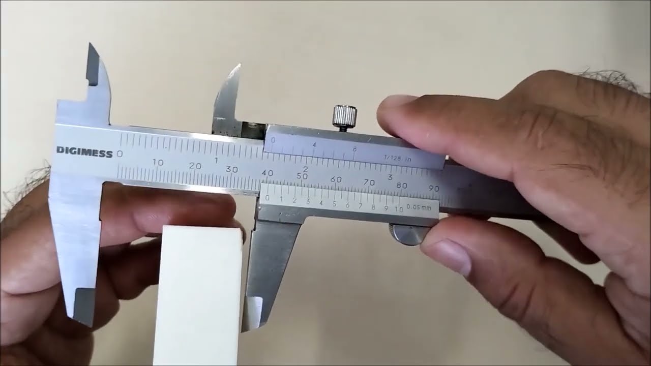 Aula de paquímetro para iniciantes