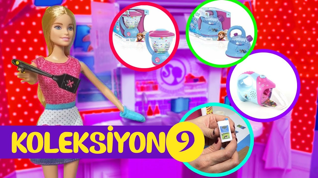 Barbie & Frozen Mutfak Seti - Süt Kutusu Yapımı | Koleksiyon 9. Bölüm
