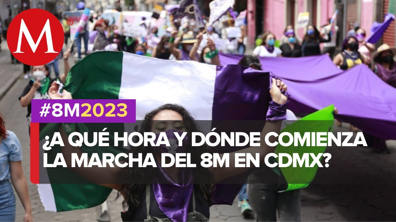 8M: Hora y d&oacute;nde comienza la marcha del 8 de Marzo en CdMx