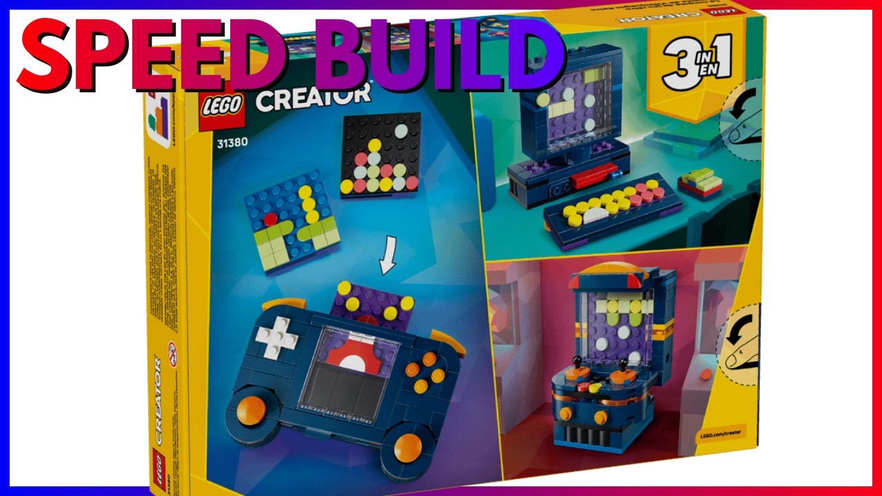 Lego 31380 Creator 3in1 Retro Gaming Console Speed Build