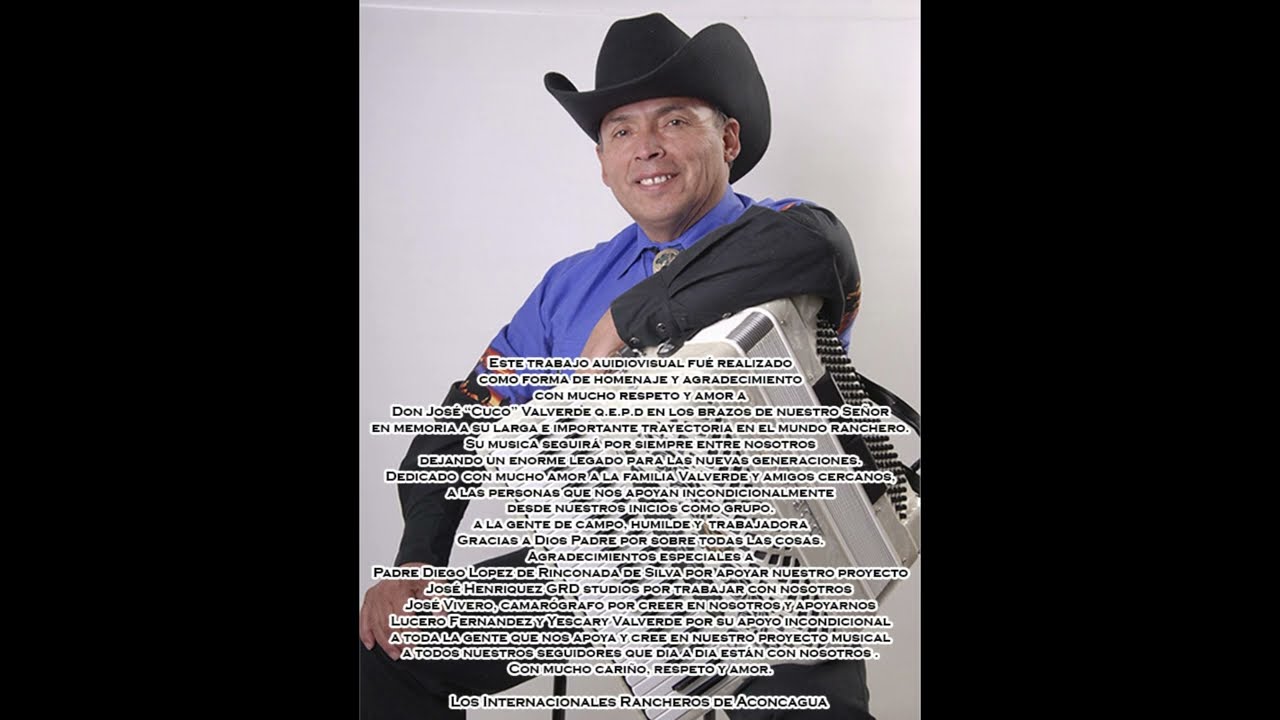 Mix Homenaje Cuco Valverde Los Internacionales Rancheros de Aconcagua video clip Oficial Full HD