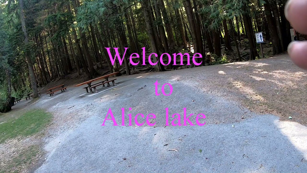 Alice lake British Columbia camp ground and picnic area