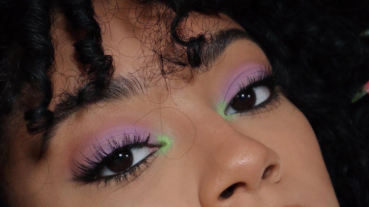 Purple & Green pop of color! - makeup tutorial  | jasmeannnn