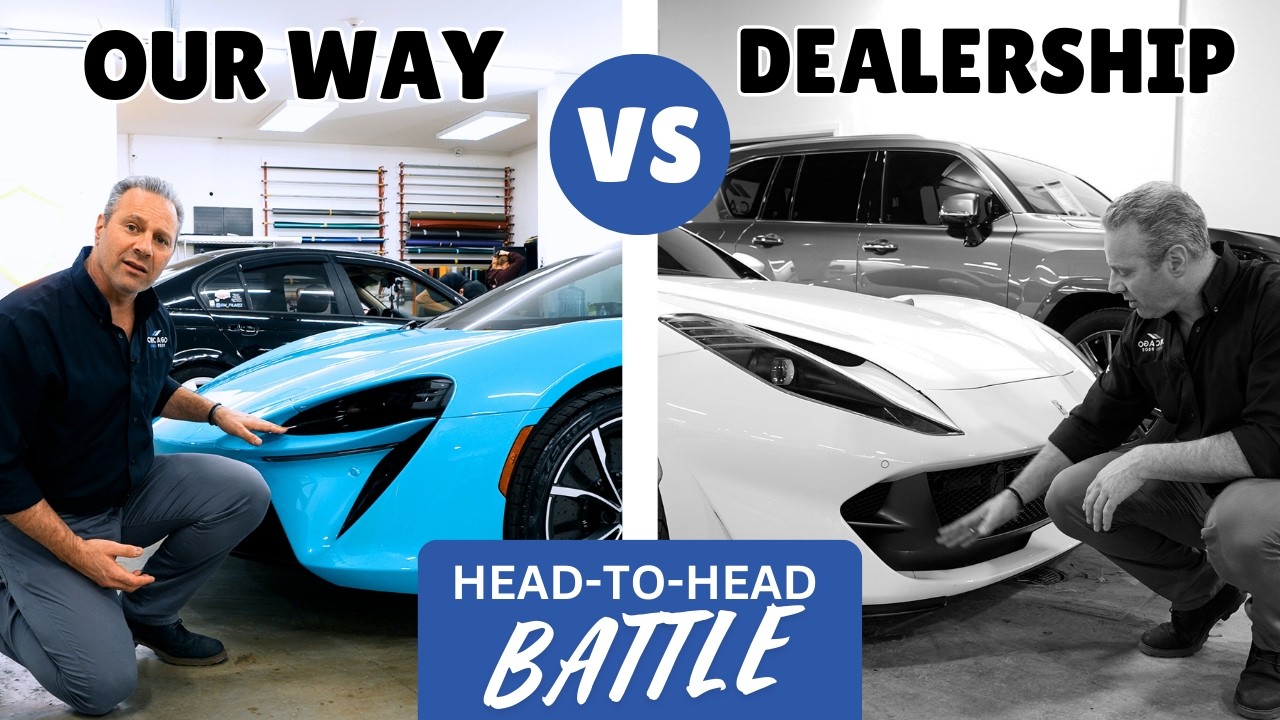 Other Shop's Paint Protection Film vs Chicago Auto Pros PPF