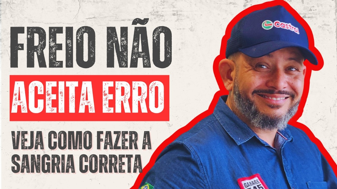 Procedimento de sangria de freios • Troca de fluído
