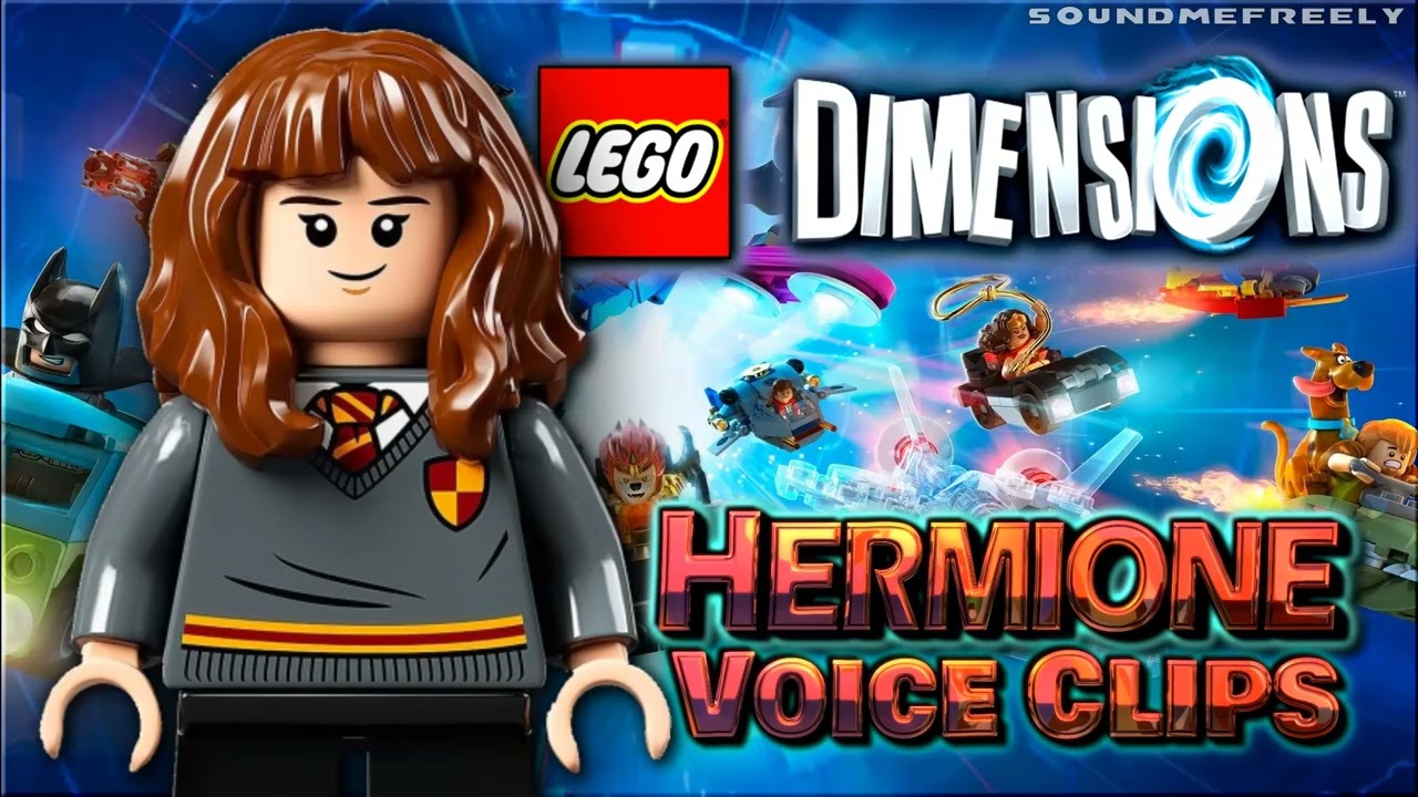 All Hermione Granger Voice Clips • Lego Dimensions • (Melissa Hutchison) All Voice Lines