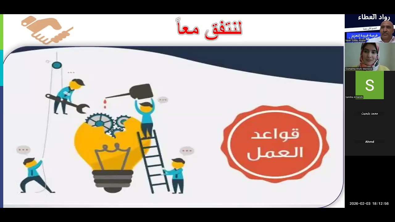 الجلسة التدريبية الثالثة التواصل والسرد القصصي