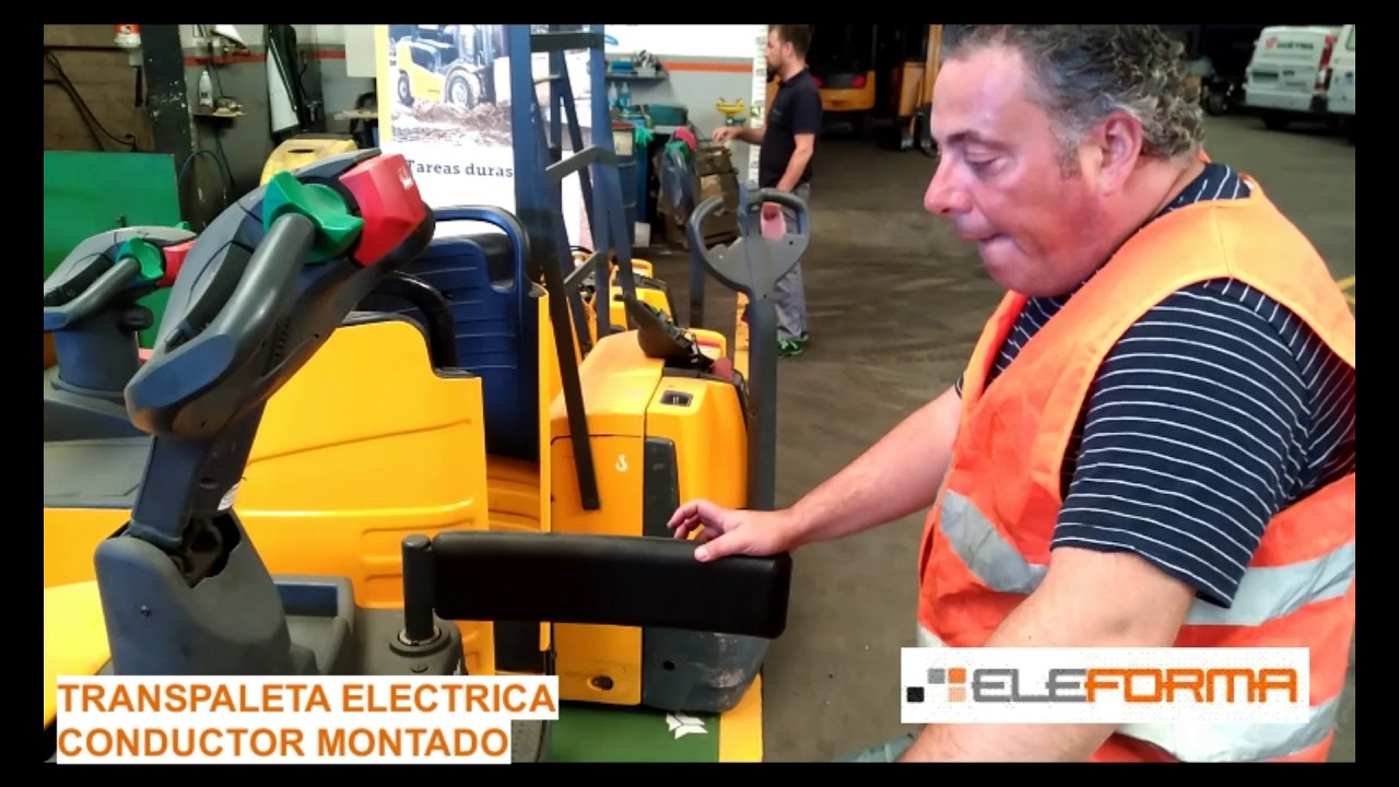 VIDEO 3 TRANSPALETA CONDUCTOR MONTADO