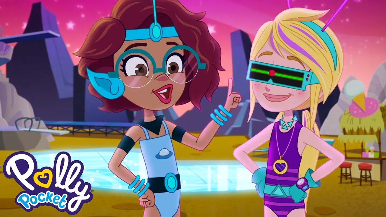 Kosmiczna impreza przy basenie! | Ponad 1-godzinna kompilacja | Polly Pocket Po Polsku