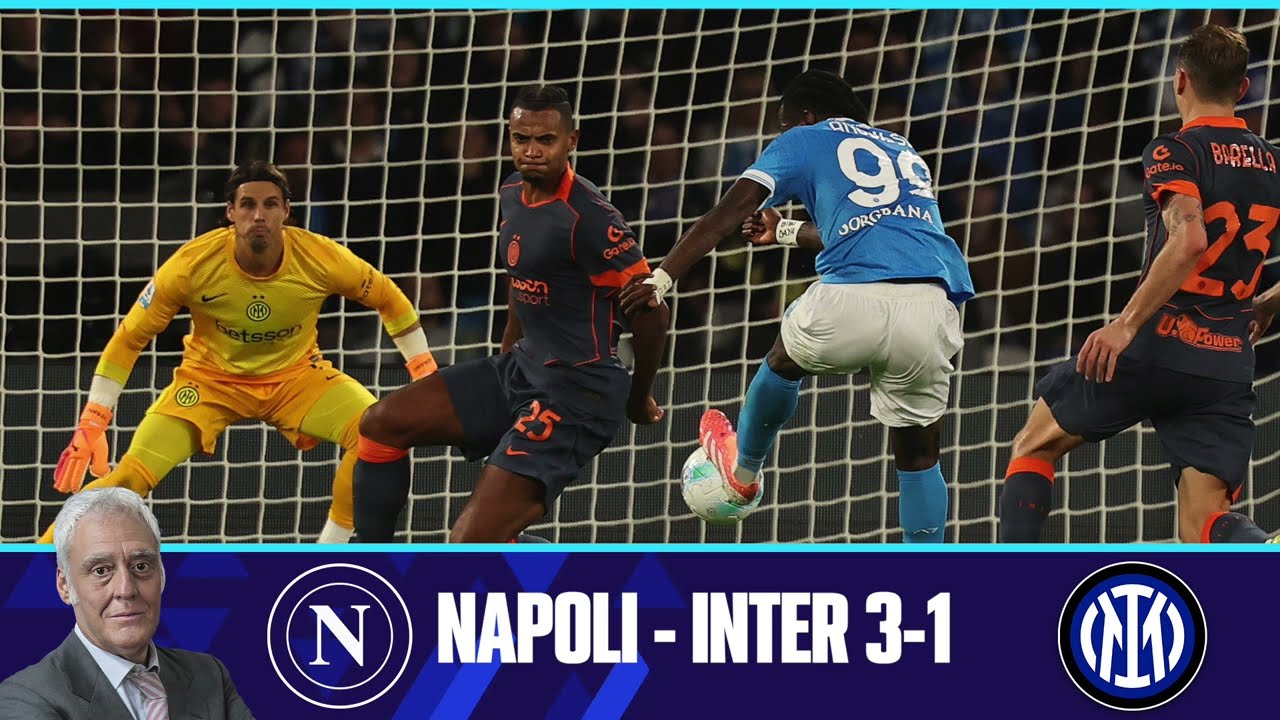 Napoli-Inter 3-1: i gol di De Bruyne, McTominay e Anguissa FANNO ESPLODERE Francesco Repice in radio