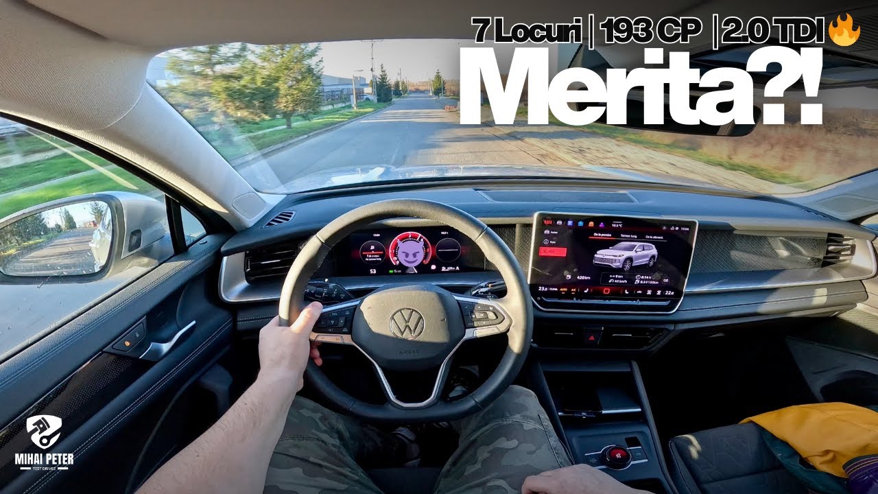 👉 Volkswagen Tayron — это НЕ просто Tiguan с 7 сиденьями⎪2.0 TDI 193 л.с. — 7 мест