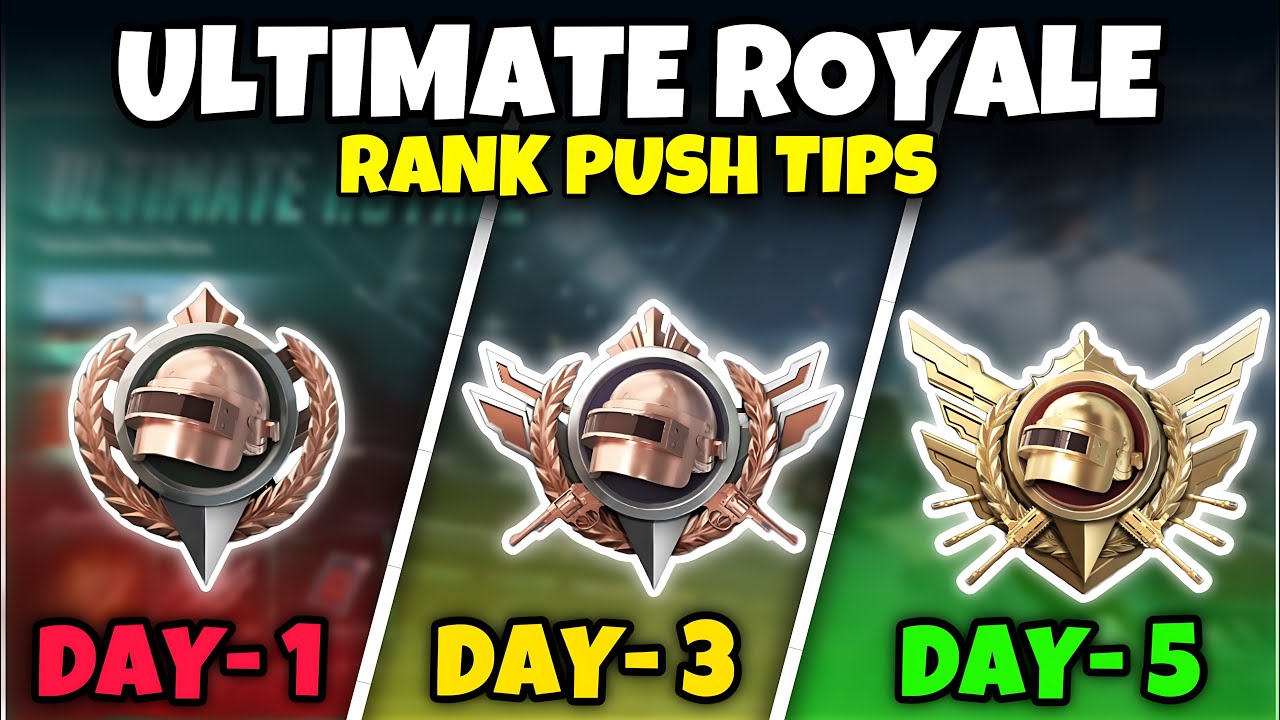 How to Reach Legend in ULTIMATE ROYALE!! Rank Push Tips | BGMI