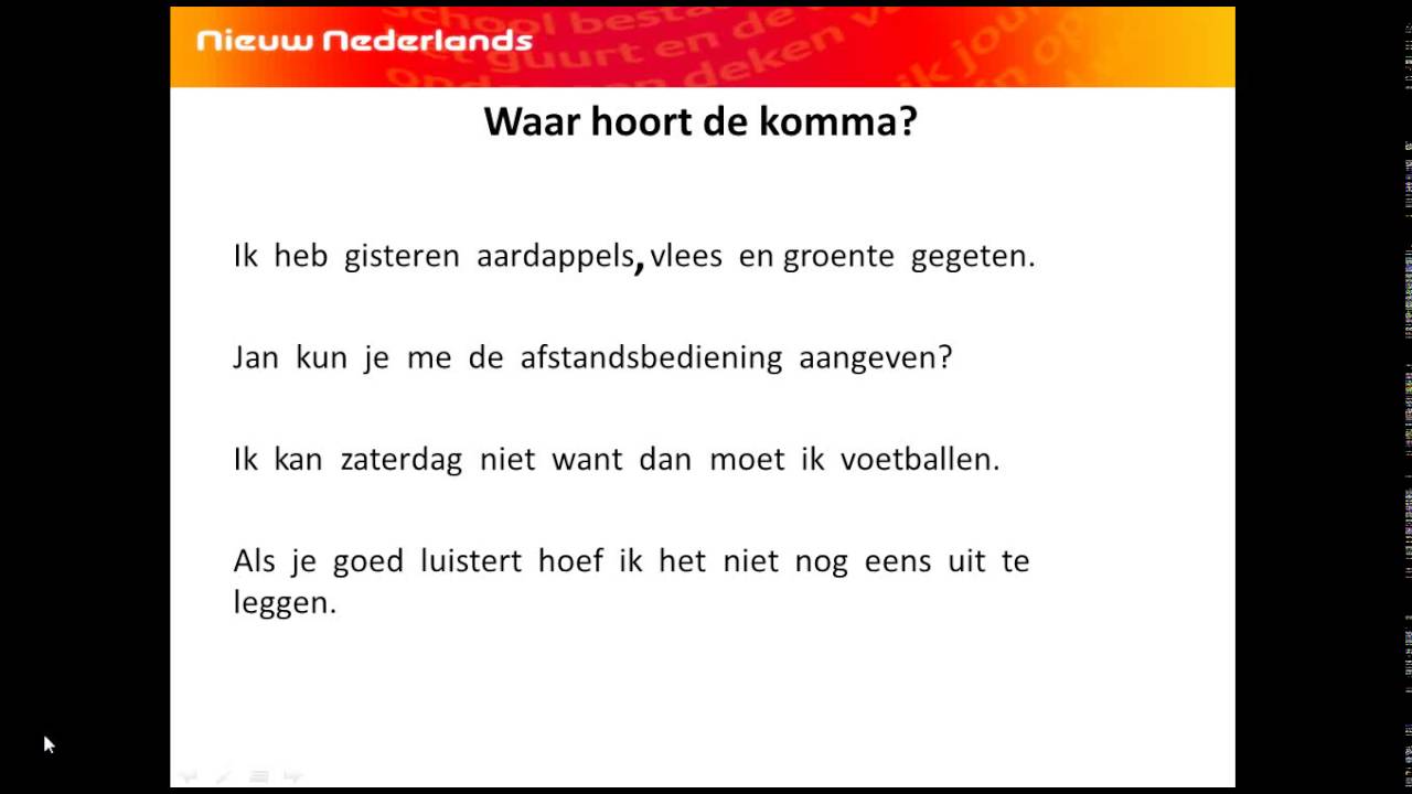 Leestekens en hoofdletters - Nieuw Nederlands, Kader 4, H1, Taalverzorging