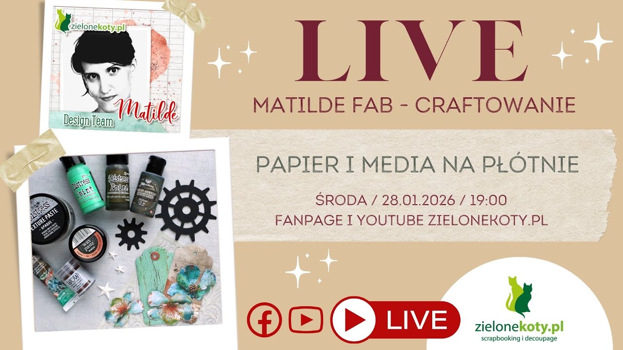 Papier i media na płótnie | LIVE z Matilde