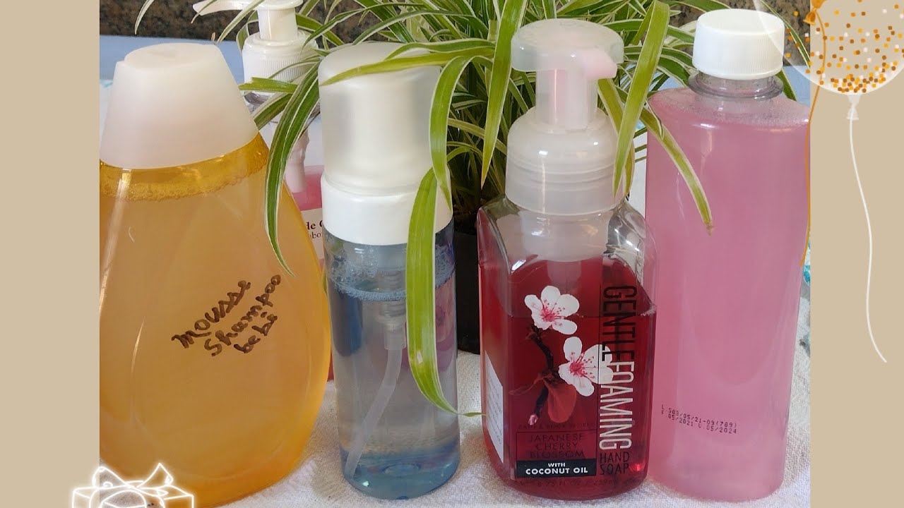 1° Aula - cuidando da pele - Mousse facial caseiro para limpeza rosto e corpo com 3 opções