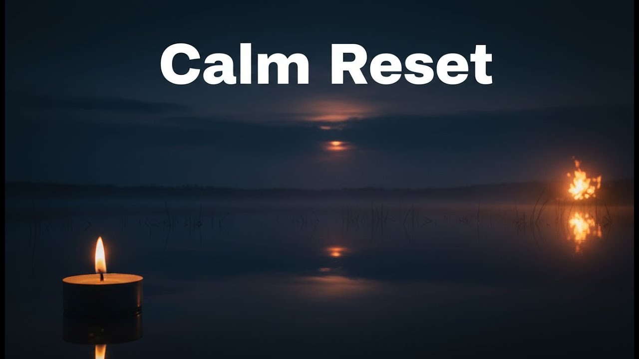Calm Reset: Sleep Positive Mindset 🌙 Guided Meditation • Positive Messages • Sleep Relaxation